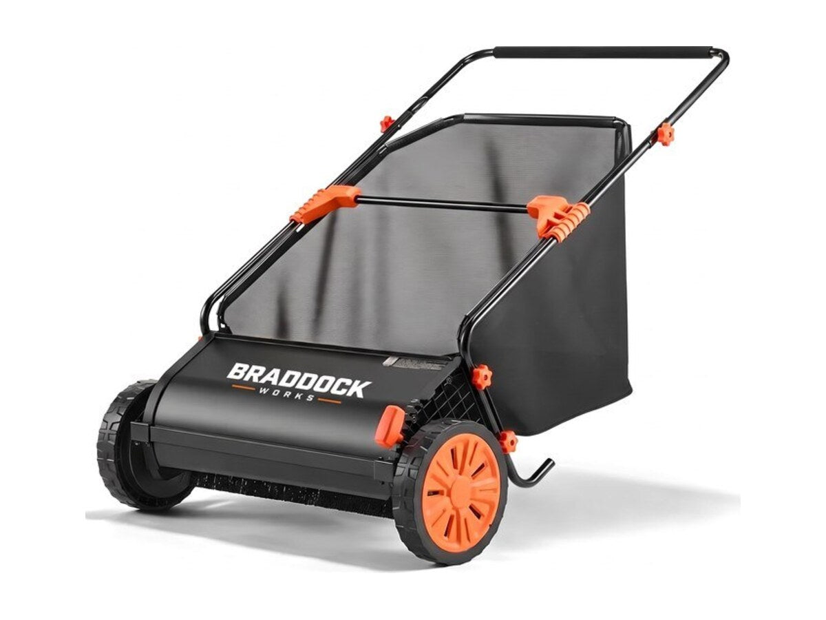 Braddock Push Lawn Sweeper push lawn sweeper